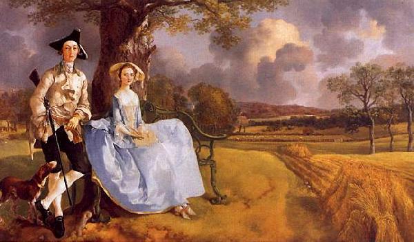 Thomas Gainsborough Mr and Mrs Andrews Sweden oil painting art